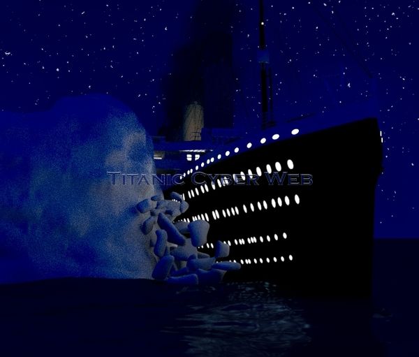 La collision avec l'iceberg.